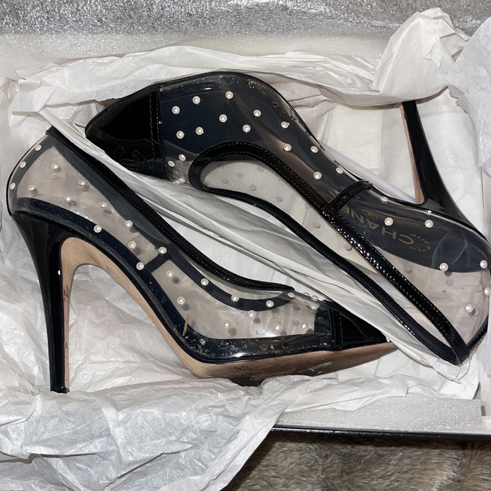 Chanel Pearl Pumps